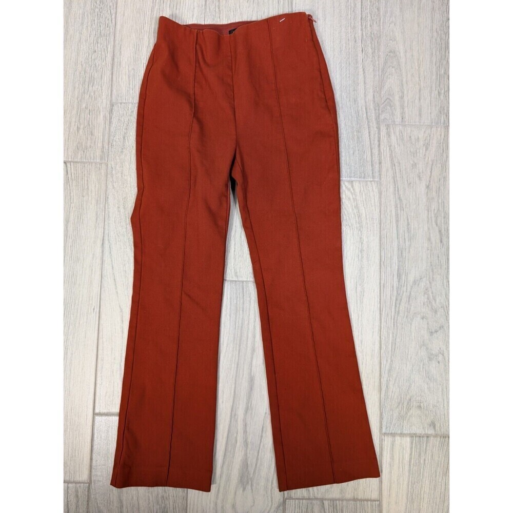 LOFT Women's Pants Sizeβ 0 26x25 Straight Leg High Waist Rust